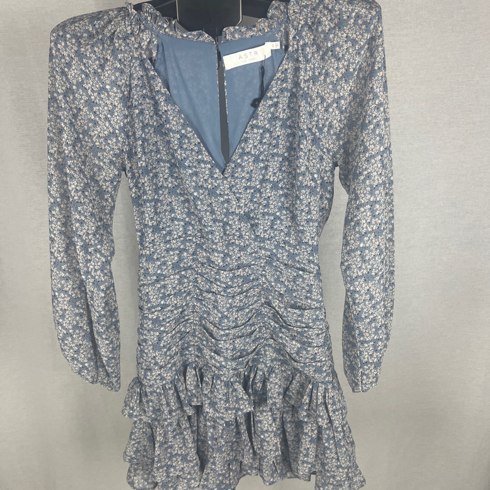 ASTR THE LABEL Tiered Ruffle Minidress size XS NWT - Picture 5 of 8